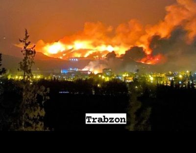 Hatay`dan sonra Osmaniye, Kahramanmaraş ve memleketim Trabzon`da yangılar devam ediyor