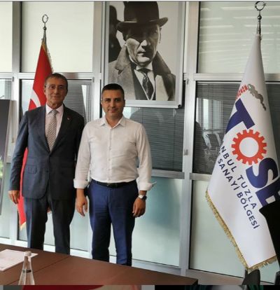 Tuzla OSB Yön.Kur.Başkanı Sn. Recep Bilal Hancı`yı Ziyaret